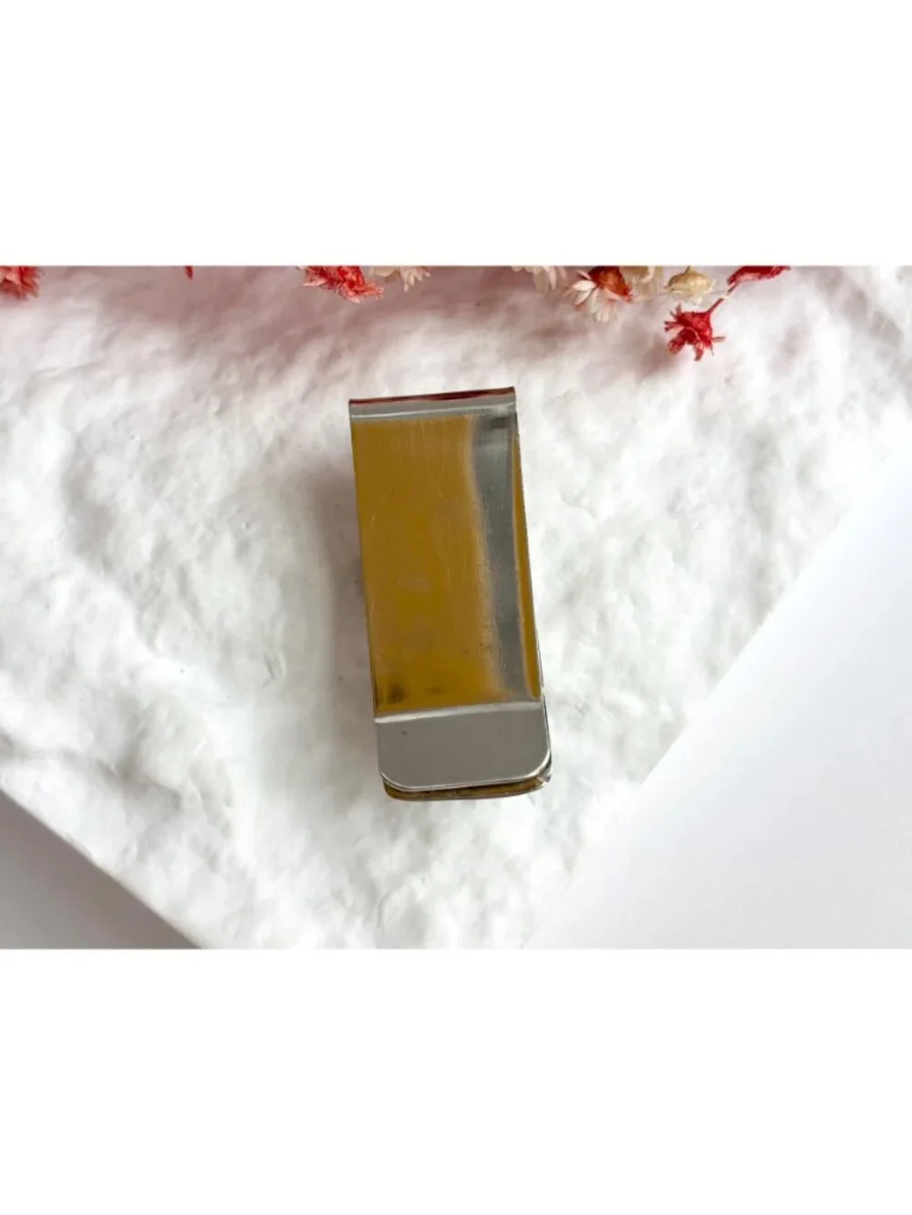 Navajo Inspired Abstract Southwest Made Vintage Stainless Steel Money Clip